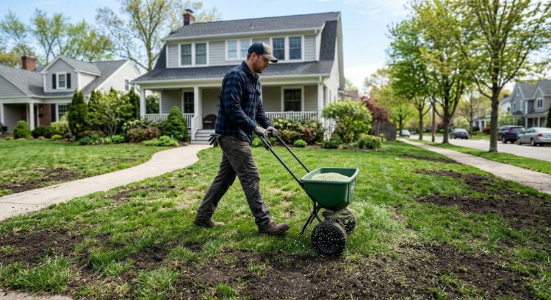New Construction Lawn Seeding in Ventura County, CA