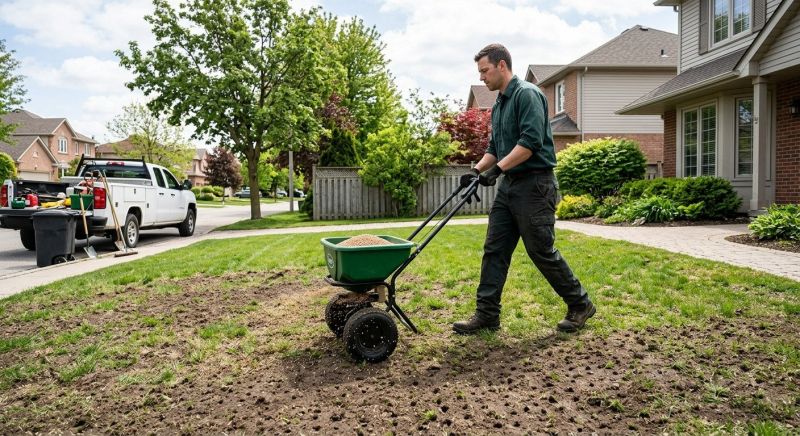 New Lawn Seeding in Ventura County, CA